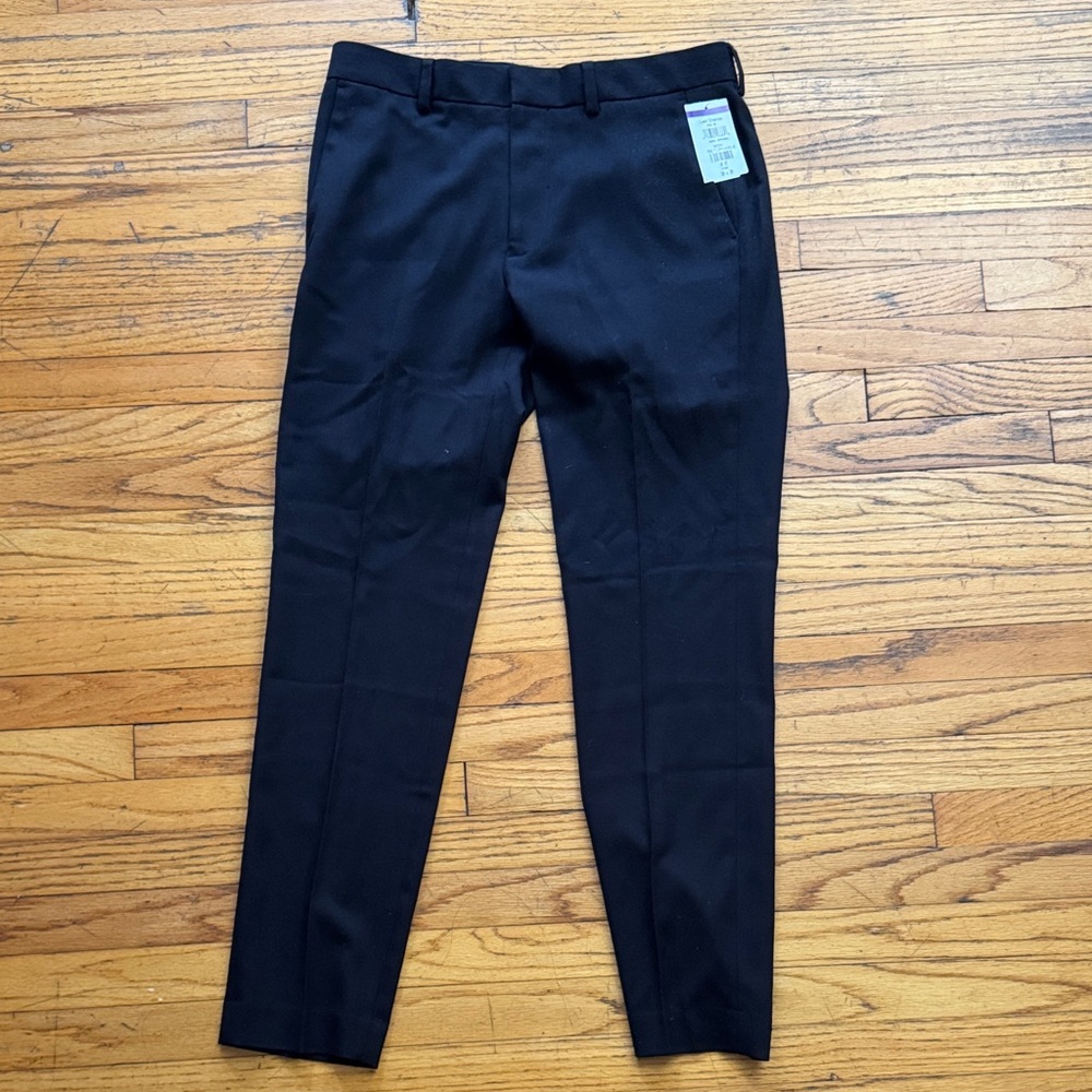 Topman Men's Black Dress Pants